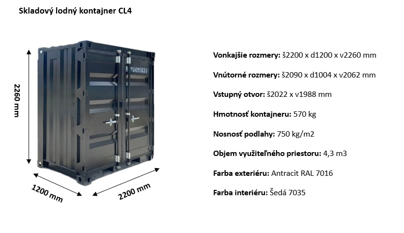 lodny kontajner CL4
